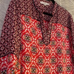 Loft xl red blouse